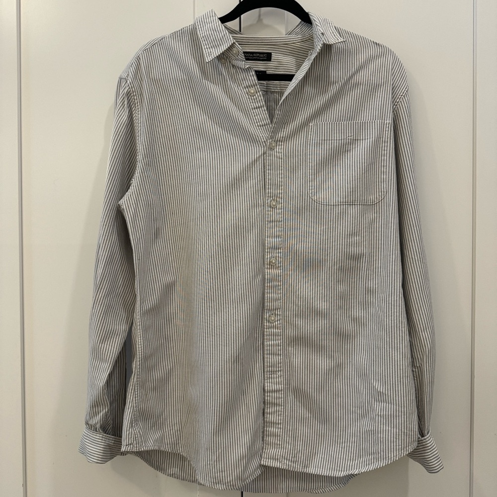 Striped Banana Republic Grant Fit Button Down